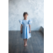 Linen flower girl dress