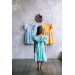 Linen flower girl dress