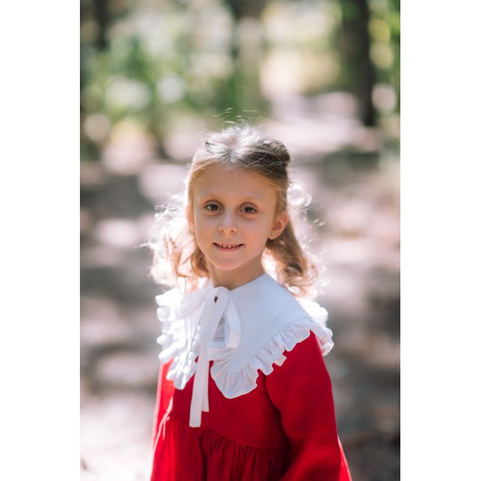 Red holiday dress online for little girl