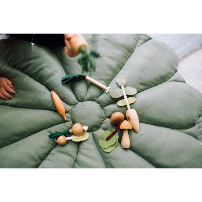 Round baby play mat