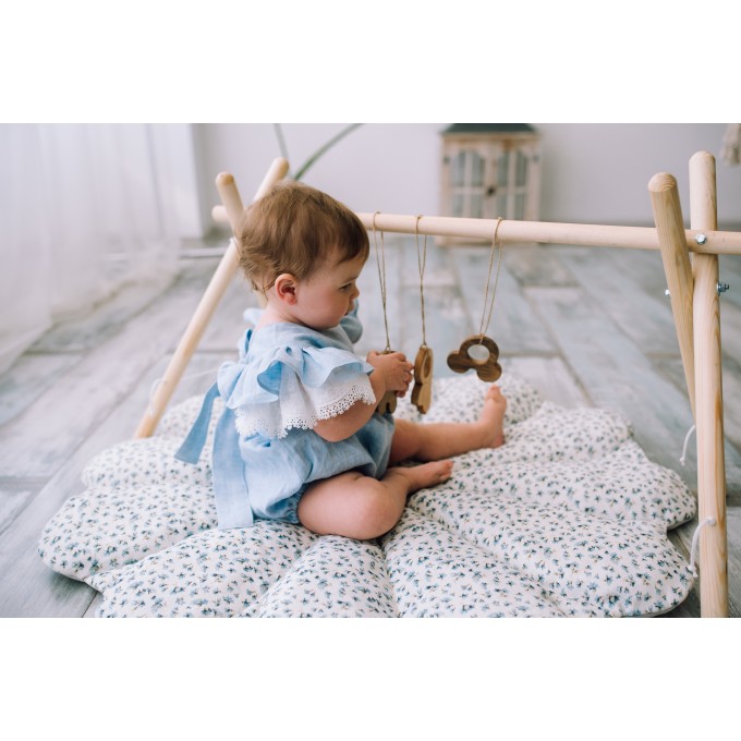 Round baby play mat