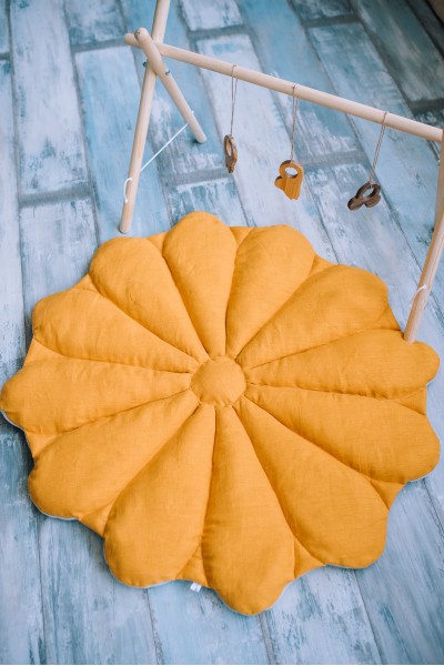 Round baby play mat