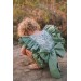 Sage green cake smash outfit girl