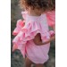 Baby girl linen romper
