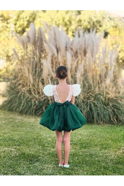 Tulle flower girl dress bow, Ivory lace flower girl dress toddler, Boho flower girl dress, Rustic flower girl dress