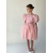 Blush lace flower girl dress, Toddler princess dress, Puffy dress for girl, Boho flower girl dress,  Pink 1st birthday dress