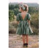 Sage green flower girl dress