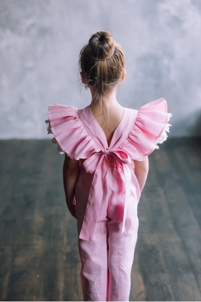 Flower girl jumpsuit